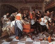 Jan Steen, Celebrating the Birth